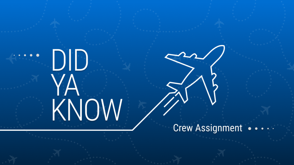 Did Ya Know - Crew Assignment