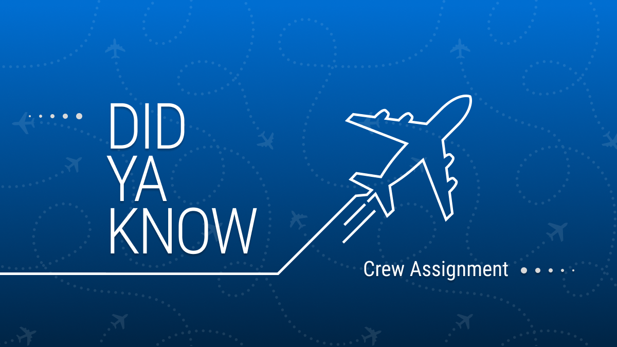 Did Ya Know - Crew Assignment